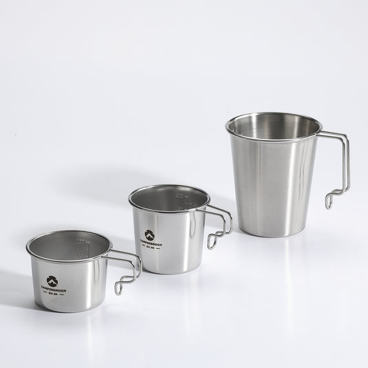 S520 Stainless Steel Ice Cup | 304 Stainless Steel Camping Coffee & Drink Tumbler