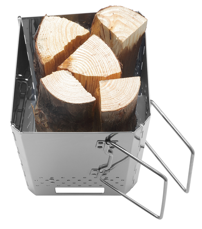 Load image into Gallery viewer, MT-19 Charcoal Chimney Starter, Foldable Stainless Steel BBQ Grill
