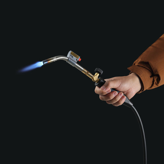 MT-5110-2024NEW Propane Torch with 4.6Ft Hose & Hook, Flame Adjustable CGA600 Interface