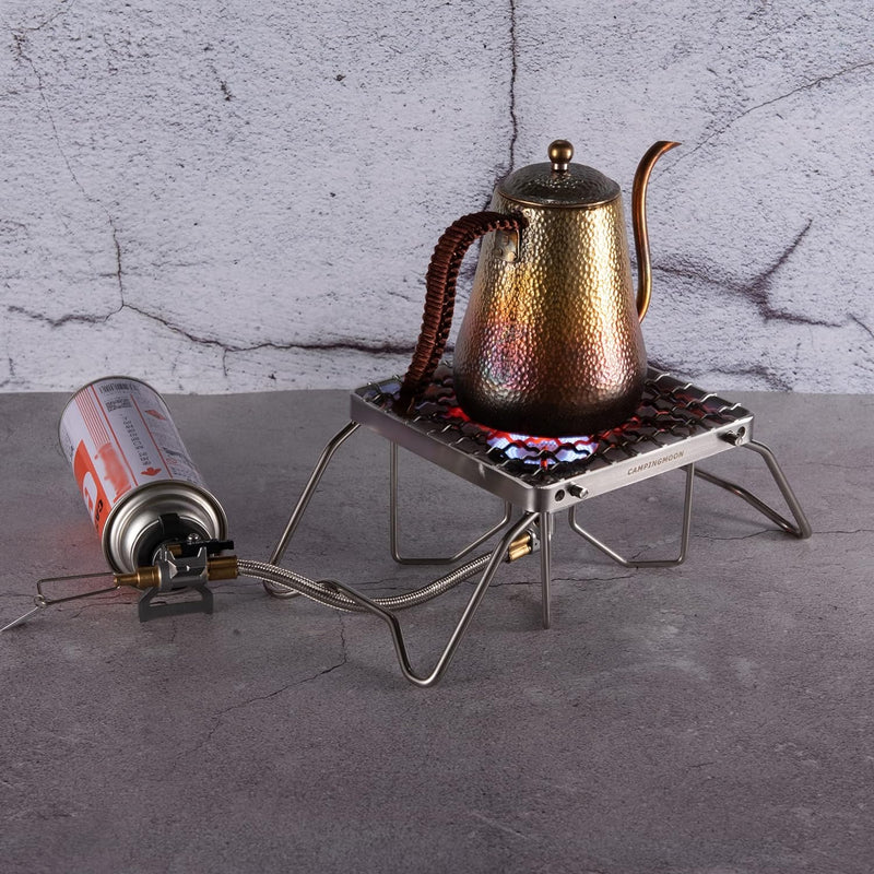 Load image into Gallery viewer, MS-1011 Portable Folding Campfire Grill Grate over Fire Split Stoves 304 Stainless Steel, Grid wire
