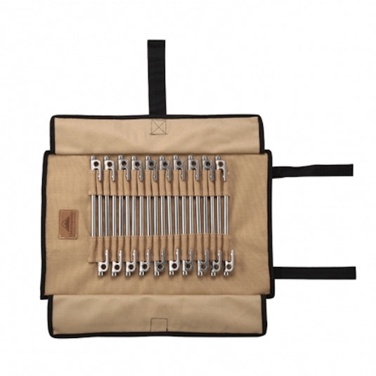 B-150C 13.8-inch Bottom Waterproof Outdoor Camping Tent Stakes Hammer Multi-Container Storage Bag