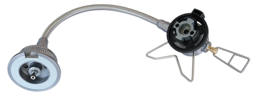 Z37 Gas Hose for Butane Stove Adapter with Safety Stand, 7.8-inch Extend Hose