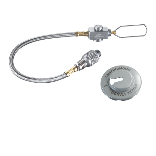 Z21-25 9.8-inch Multi-function Gas Hose for EN417 Lindal Valve Screw-on Type Canister and Device