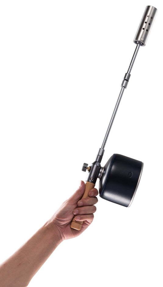 MT-3955/I-1010 Dual Fuel Grill Torch, Adjustable Flame for Charcoal, with Storage Case