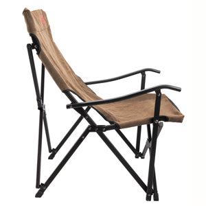campingstuhl niedrig F-1003C-CF Foldable Low Camping Chair Cotton Canvas Coffee