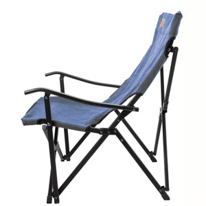 campingstuhl boden F-1003C-BL Foldable Low Camping Chair Cotton Canvas Blue
