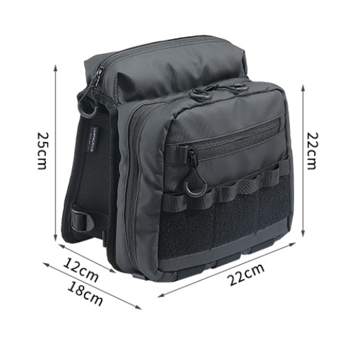 BK-PL/ BK-PXL Car Headrest Organizer Bag L size dimensions