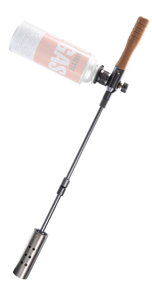 MT-3955/I-1010 Dual Fuel Grill Torch, Adjustable Flame for Charcoal, with Storage Case