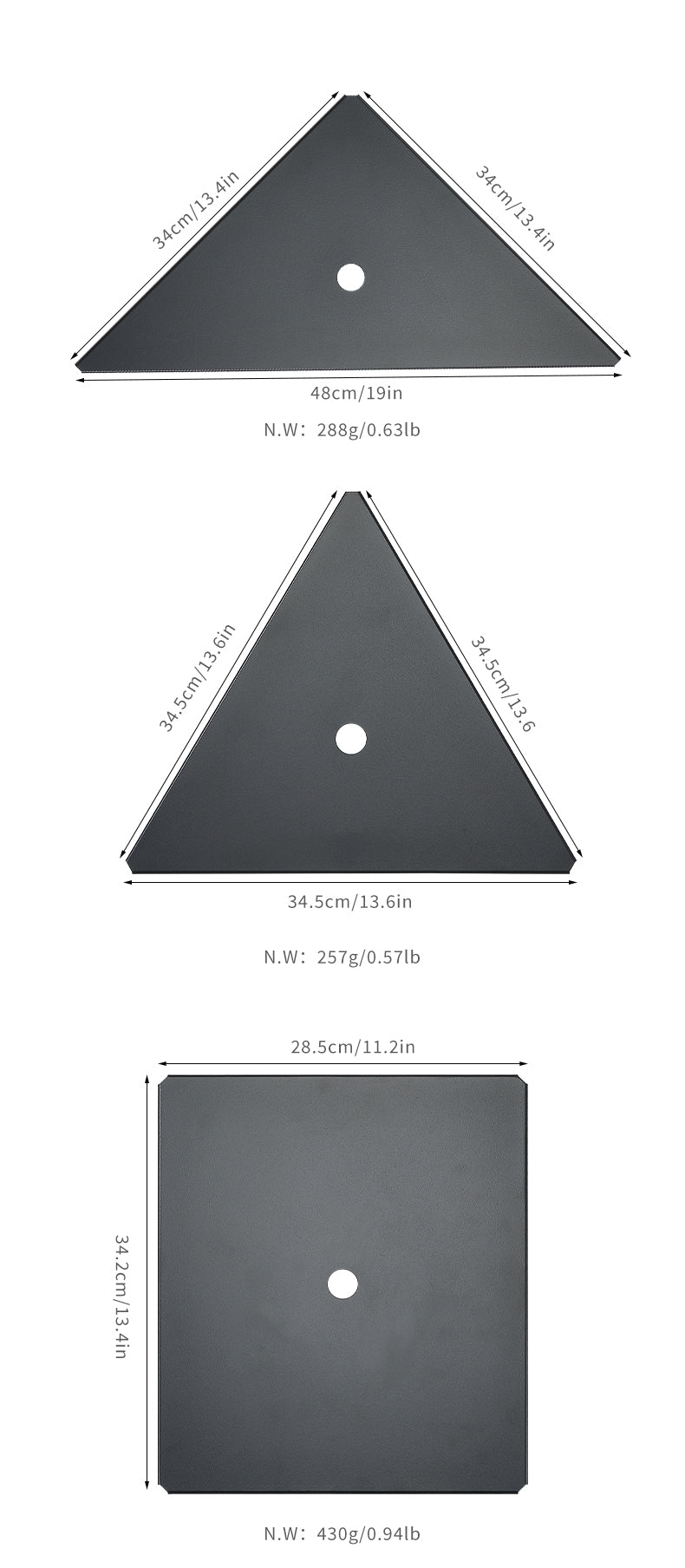 Laden Sie das Bild in Galerie -Viewer, T-2359BK Aluminum Extension Table Top Panel
