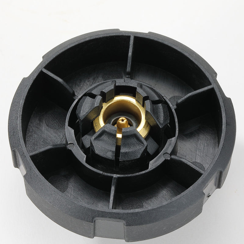 Load image into Gallery viewer, BKZ07 Camp Valve Cartridge Adapter for Easy-Click Bayonet Lock to EN417 Valve 7/16 Inch Screw Thread Connection Black
