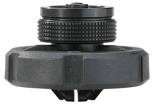 BKZ07 Camp Valve Cartridge Adapter for Easy-Click Bayonet Lock to EN417 Valve 7/16 Inch Screw Thread Connection Black