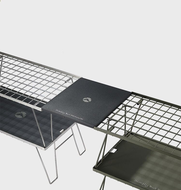 Load image into Gallery viewer, T-2309-BK Connecting Top Plate Half Size for Field Rack Aluminum Black
