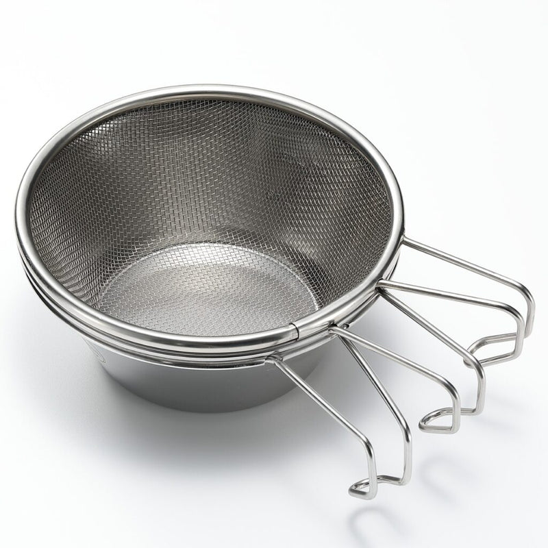 Load image into Gallery viewer, S-220/S-213 Stainless Steel Camping Sierra Cup with Colander Set - 310ml
