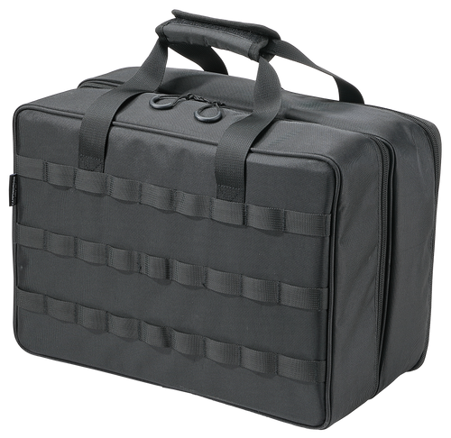 BK-46 Storage Bag Double-layer for Camping Stove IGT Tabletop Flat Burner Carry Case Black