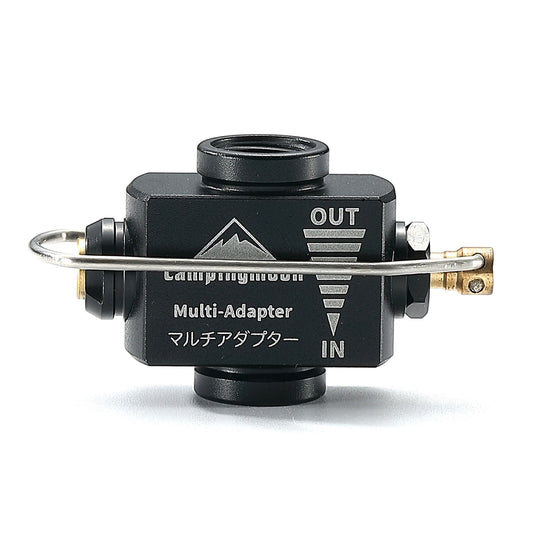 Gas Canister Refill Adapter Butane to Isobutane Transfer Adapter Black BKZ15/BKZ11