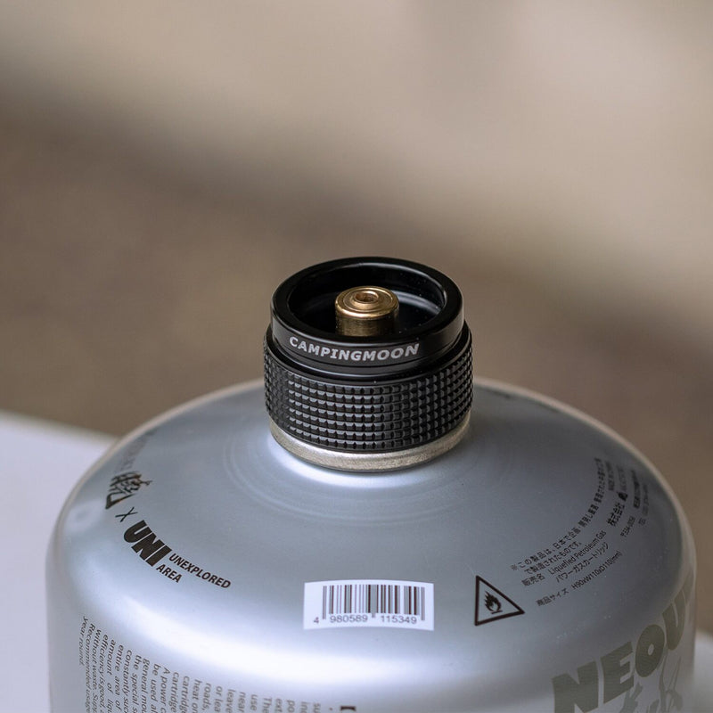 Load image into Gallery viewer, BKZ08 Camp Gas Cooker Adapter for Converting CV Bayonet Connection to Type MSF-1a Connection or Lindal Valve Connection Black
