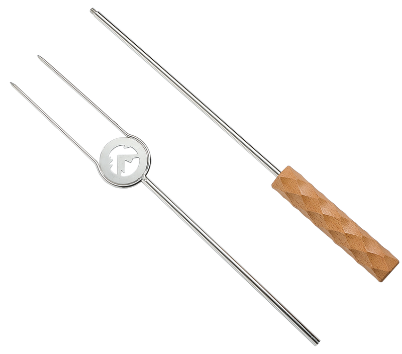 Load image into Gallery viewer, MK-4 Telescopic Barbecue Fork Marshmallow Sticks 4-Pack for Grilling BBQ 33-inch Length 304 Stainless Steel
