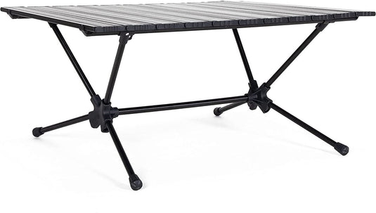 Campingmoon Lichtgewicht opvouwbare aluminium camping tafel Zwart