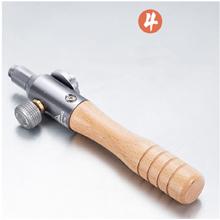 Wooden handle which is finished only with clear paint to make the best use.